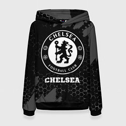 Женская толстовка Chelsea sport на темном фоне
