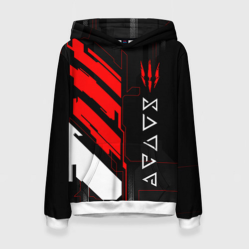 Женская толстовка The Witcher - Кибер / 3D-Белый – фото 1