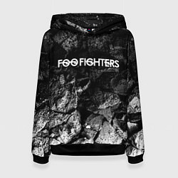 Толстовка-худи женская Foo Fighters black graphite, цвет: 3D-черный
