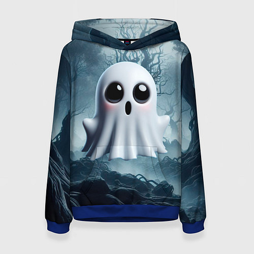 Женская толстовка Привидениус / 3D-Синий – фото 1