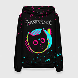 Женская толстовка Evanescence - rock star cat