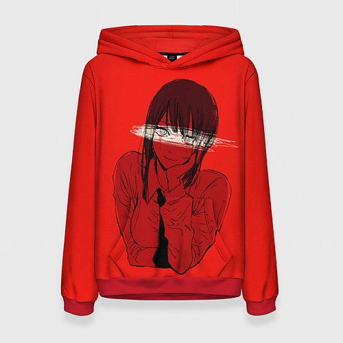 Женская толстовка Демон контроля Макима / 3D-Красный – фото 1