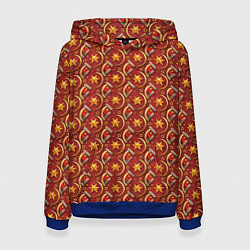 Женская толстовка Паттерн СССР звезды