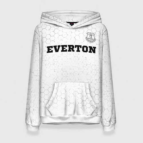 Женская толстовка Everton sport на светлом фоне посередине / 3D-Белый – фото 1