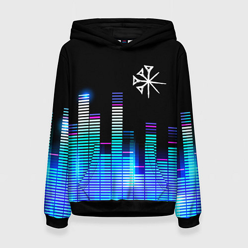 Женская толстовка Nightwish эквалайзер / 3D-Черный – фото 1