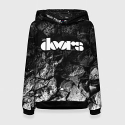 Толстовка-худи женская The Doors black graphite, цвет: 3D-черный