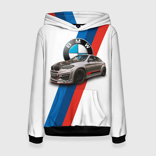 Женская толстовка Немецкий кроссовер BMW X6 M / 3D-Черный – фото 1
