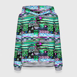 Женская толстовка Abstract color pattern