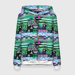 Женская толстовка Abstract color pattern