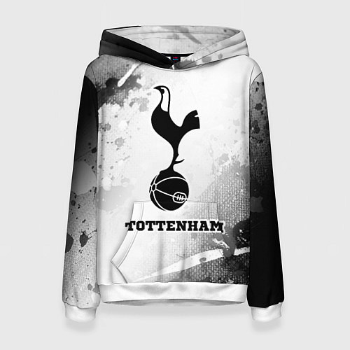 Женская толстовка Tottenham sport на светлом фоне / 3D-Белый – фото 1