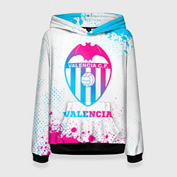 Женская толстовка Valencia neon gradient style
