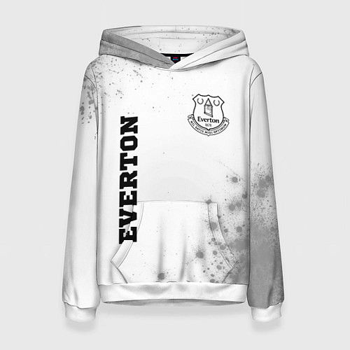 Женская толстовка Everton sport на светлом фоне вертикально / 3D-Белый – фото 1