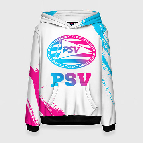 Женская толстовка PSV neon gradient style / 3D-Черный – фото 1