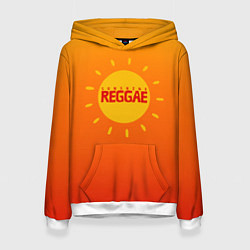 Женская толстовка Orange sunshine reggae