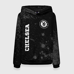 Женская толстовка Chelsea sport на темном фоне вертикально