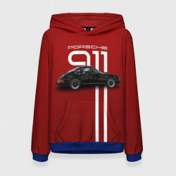 Женская толстовка Ретро автомобиль Porsche