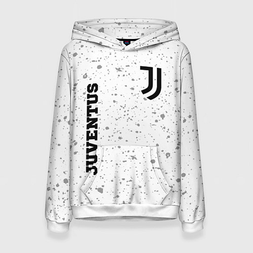 Женская толстовка Juventus sport на светлом фоне вертикально / 3D-Белый – фото 1