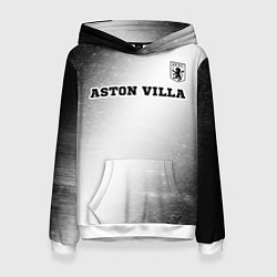 Толстовка-худи женская Aston Villa sport на светлом фоне посередине, цвет: 3D-белый