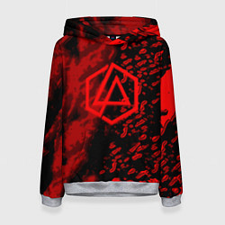 Женская толстовка Linkin park red logo