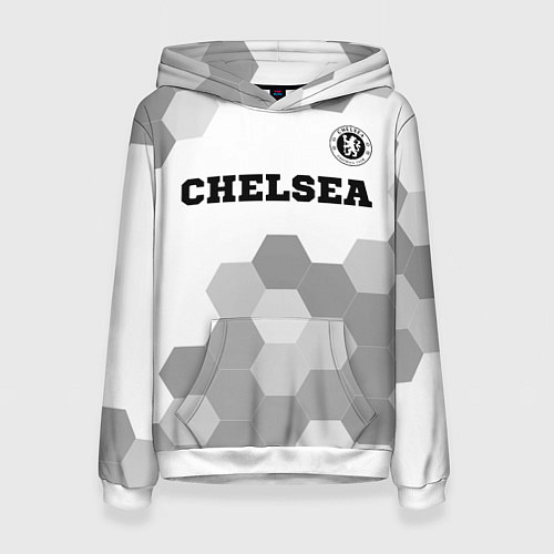 Женская толстовка Chelsea sport на светлом фоне посередине / 3D-Белый – фото 1