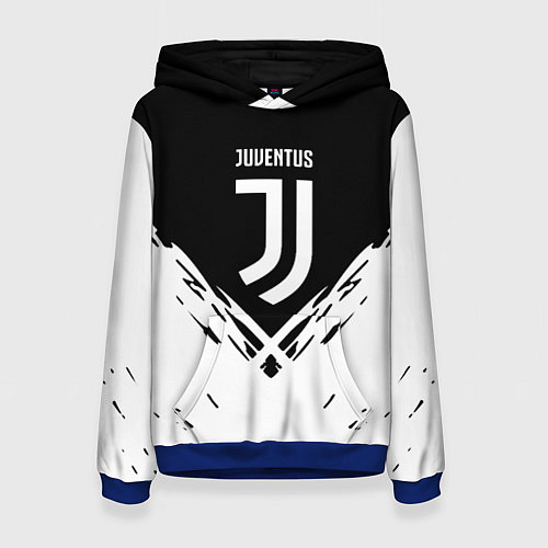 Женская толстовка Juventus sport geometry fc club / 3D-Синий – фото 1