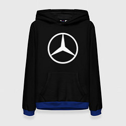 Женская толстовка Mercedes benz logo white