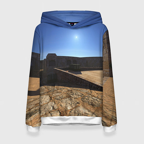 Женская толстовка Dust2 full 3d 4k / 3D-Белый – фото 1