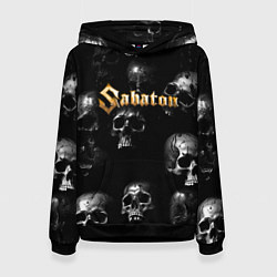Женская толстовка Sabaton - logo rock group