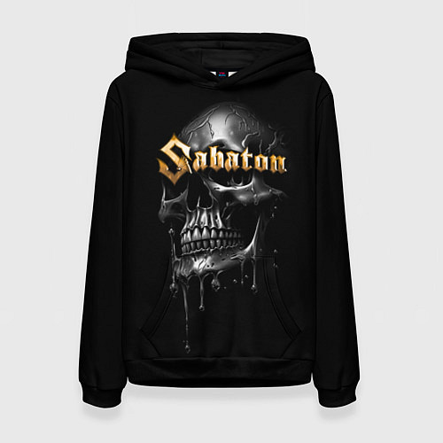 Женская толстовка Sabaton - rock group / 3D-Черный – фото 1