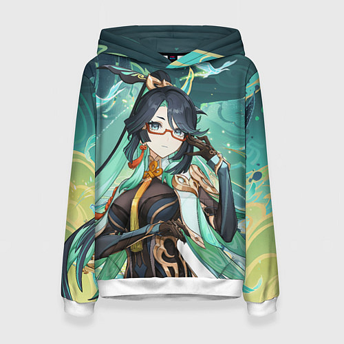 Женская толстовка Cloud Retainer Genshin Impact / 3D-Белый – фото 1