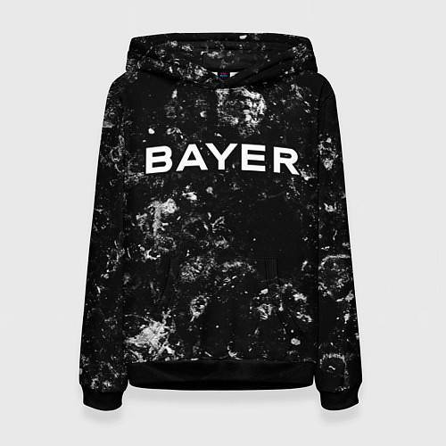 Женская толстовка Bayer 04 black ice / 3D-Черный – фото 1