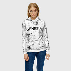 Толстовка-худи женская Genesis dirty ice, цвет: 3D-белый — фото 2