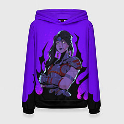 Толстовка-худи женская Nemesis Hades, цвет: 3D-черный