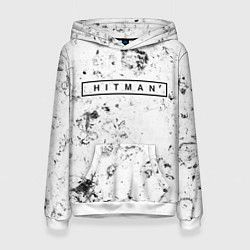 Толстовка-худи женская Hitman dirty ice, цвет: 3D-белый