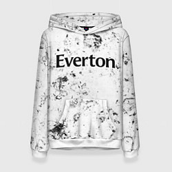 Толстовка-худи женская Everton dirty ice, цвет: 3D-белый