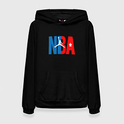 Толстовка-худи женская NBA sport, цвет: 3D-черный