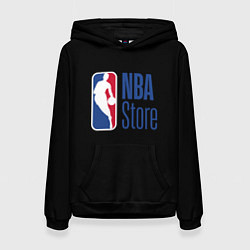 Толстовка-худи женская NBA store, цвет: 3D-черный