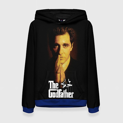 Женская толстовка The Godfather - Michael Corleone / 3D-Синий – фото 1