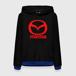 Женская толстовка Mazda red logo