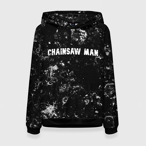 Женская толстовка Chainsaw Man black ice / 3D-Черный – фото 1