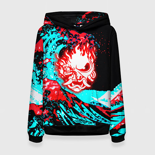 Женская толстовка Samurai steel game / 3D-Черный – фото 1