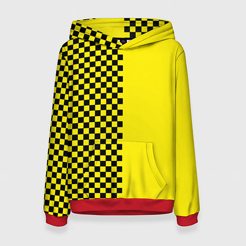 Женская толстовка Стиль таксиста / 3D-Красный – фото 1