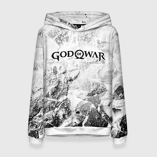 Женская толстовка God of War white graphite / 3D-Белый – фото 1