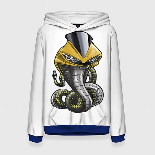 Женская толстовка Yamaha r6 / 3D-Синий – фото 1