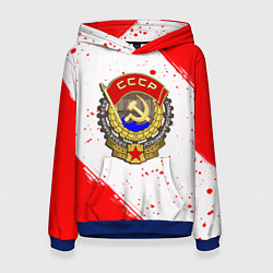Женская толстовка СССР краски спорт