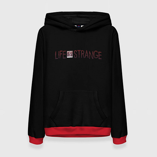 Женская толстовка Life is strange logo / 3D-Красный – фото 1