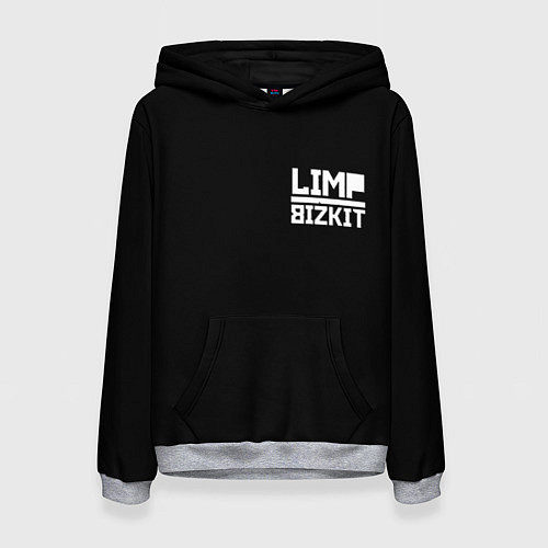 Женская толстовка Lim Bizkit logo / 3D-Меланж – фото 1