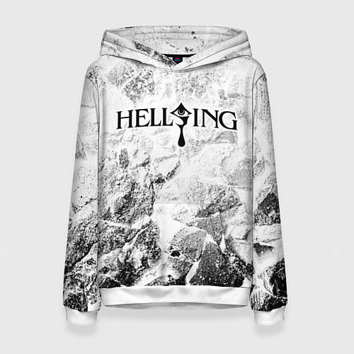 Женская толстовка Hellsing white graphite / 3D-Белый – фото 1