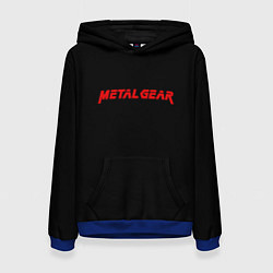 Женская толстовка Metal gear red logo