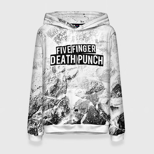 Женская толстовка Five Finger Death Punch white graphite / 3D-Белый – фото 1